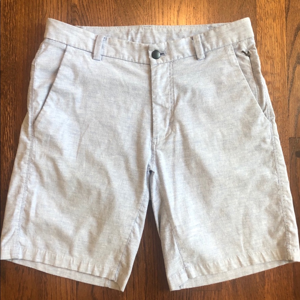 Lululemon Men’s Commission Shorts Light Blue Sz 32